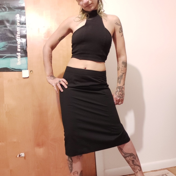 BCBG Over the Knee Skirt 6 - Picture 2 of 7